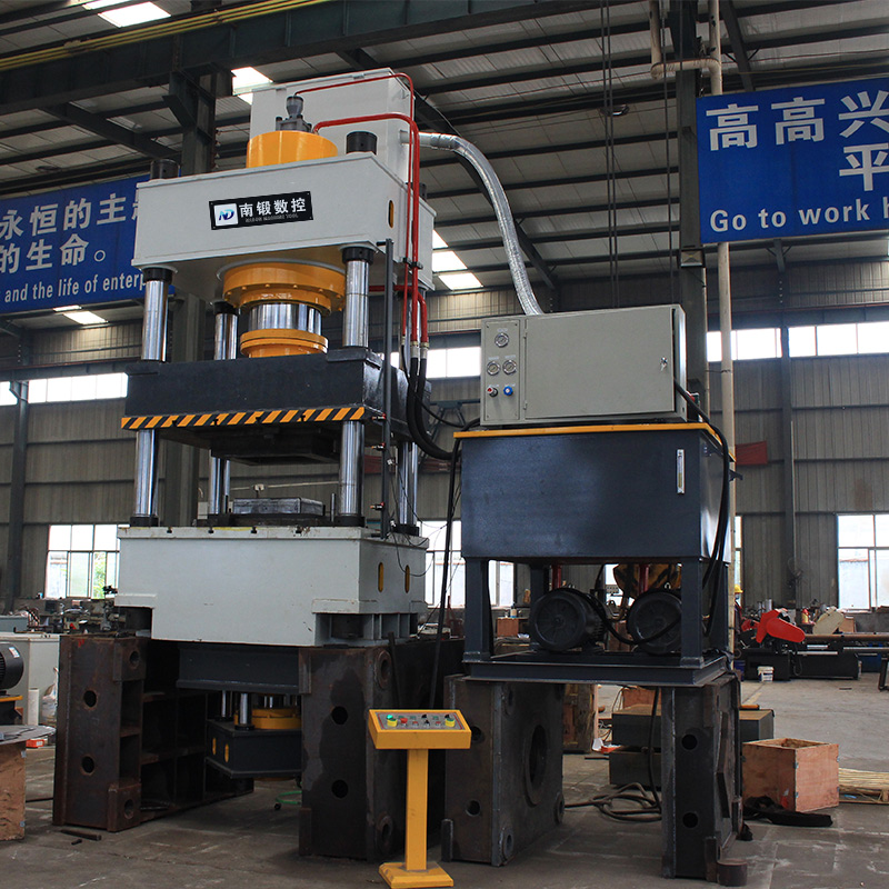 滕州500噸單動薄板液壓機(jī)500t不銹鋼水槽拉伸成型四柱油壓機(jī)