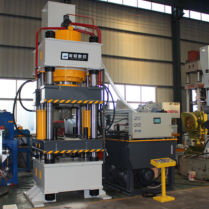 630噸舔磚成型油壓機粉末成型壓力機　