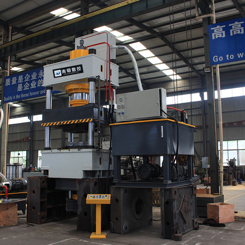 滕州500噸單動薄板液壓機(jī)500t不銹鋼水槽拉伸成型四柱油壓機(jī)