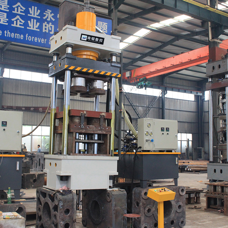 100T四柱油壓機 100噸塑料菜板砧板熱壓成型液壓機