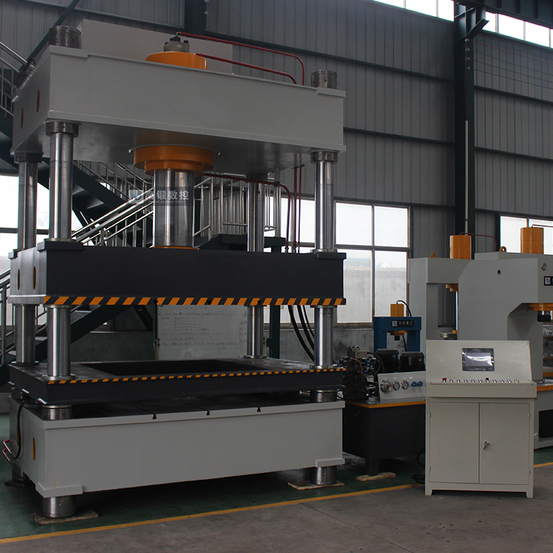 硅酸鈣板成型液壓機400噸保溫材料成型油壓機四柱壓力機滕州