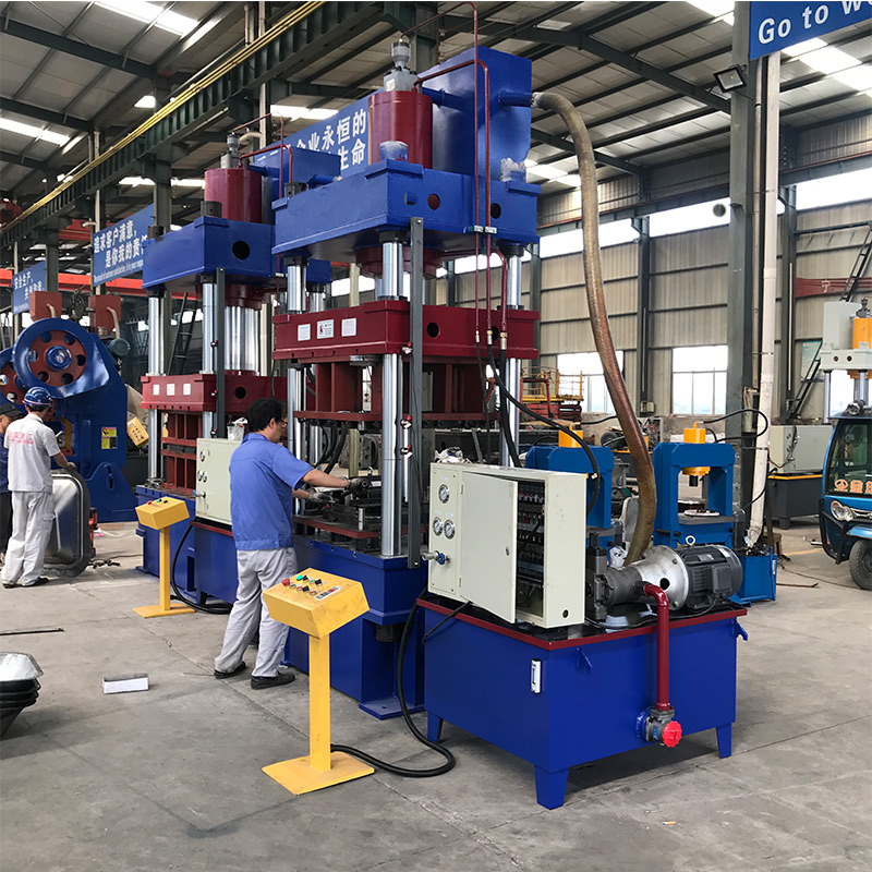 滕州315噸拉伸成型液壓機灰斗車拉伸油壓機不銹鋼金屬成型壓力機