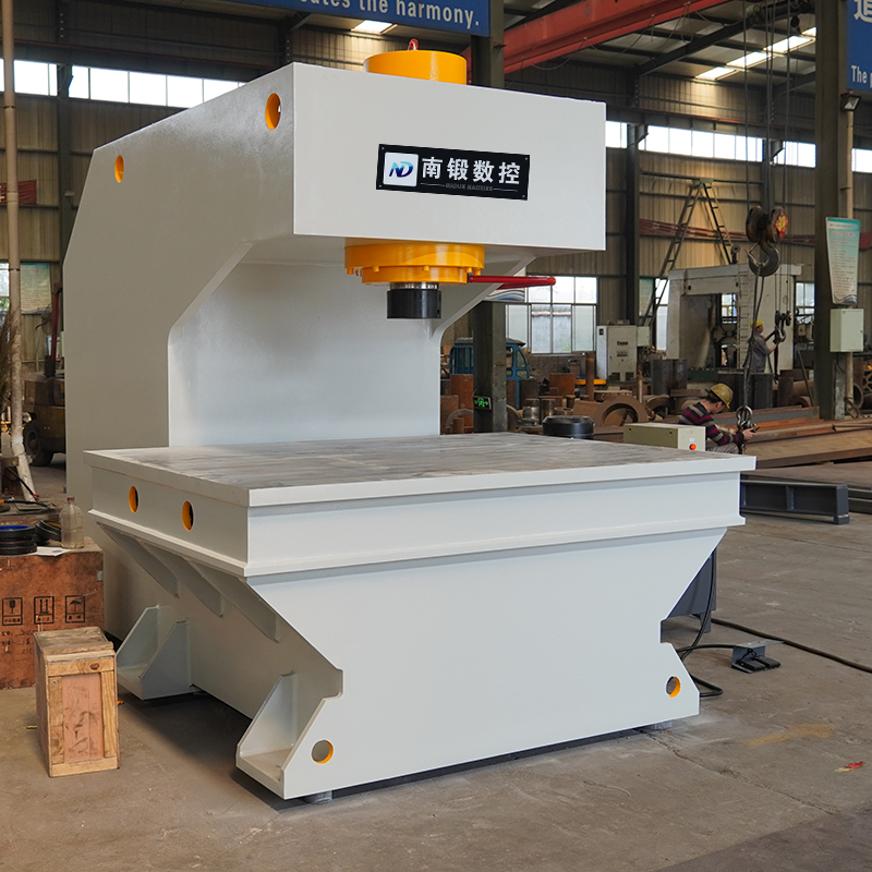 定制單柱油壓機 200噸單臂油壓機  鋼板校正壓力機