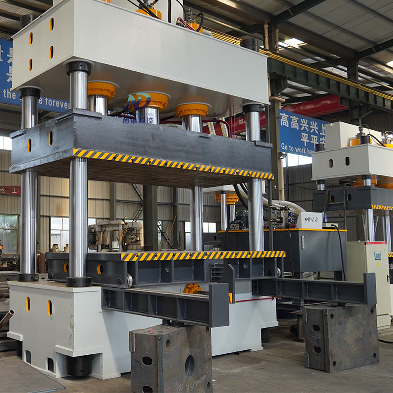 復合材料濾芯板成型油壓機 聚丙烯過濾板生產工藝 1000噸四柱油壓機 滕州