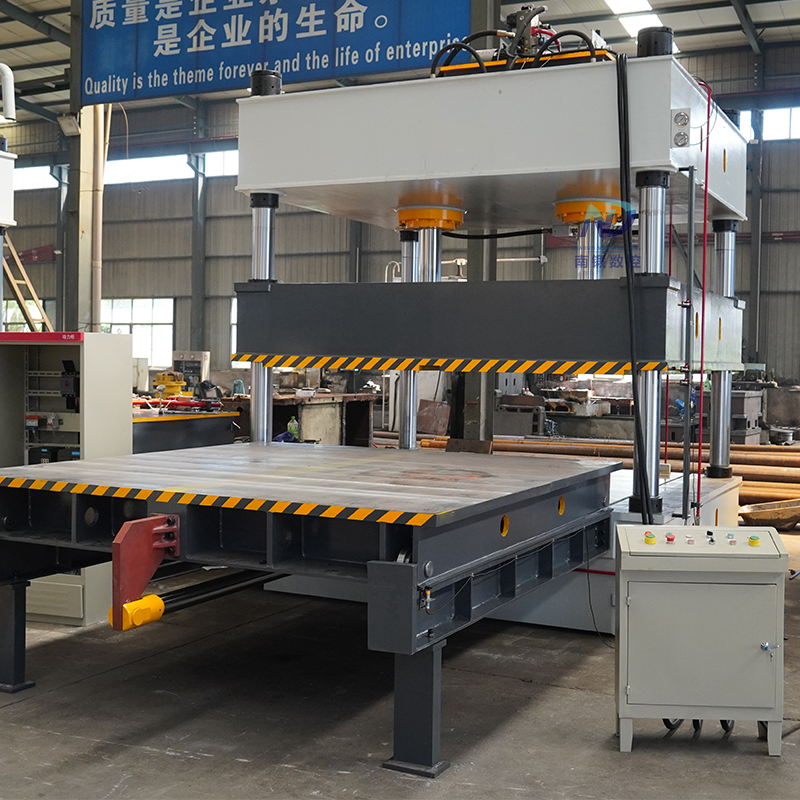 400噸雙缸四柱油壓機 移動工作臺壓力機 