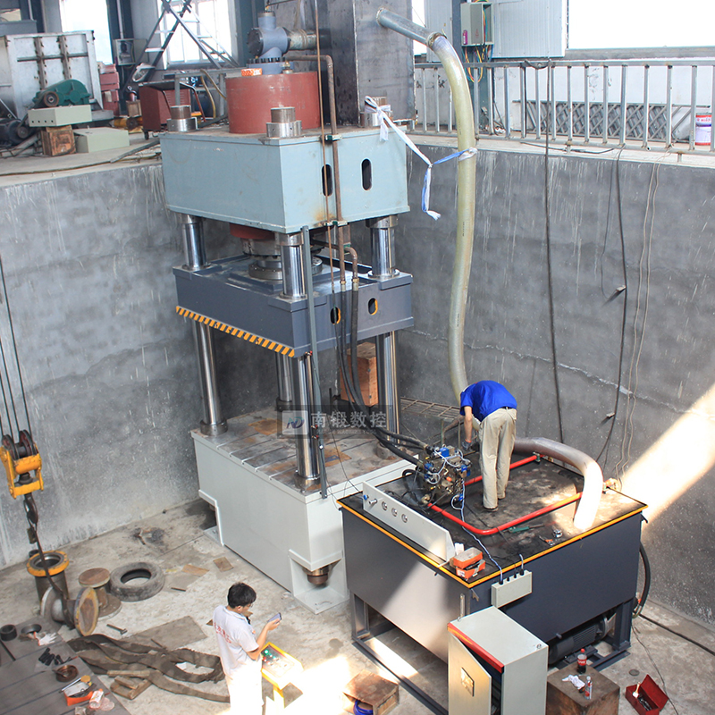 防火玻璃鋼橋架熱壓成型油壓機 1000噸四柱油壓機 