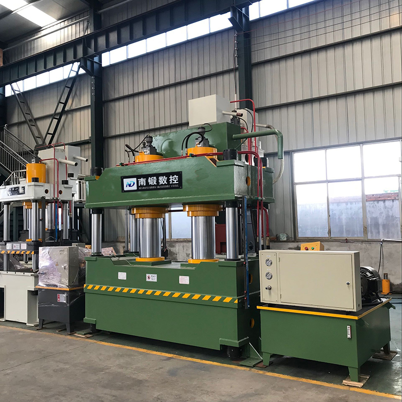 滕州廠家現(xiàn)貨供應(yīng)500噸防火板成型液壓機(jī)雙缸三梁四柱油壓機(jī)