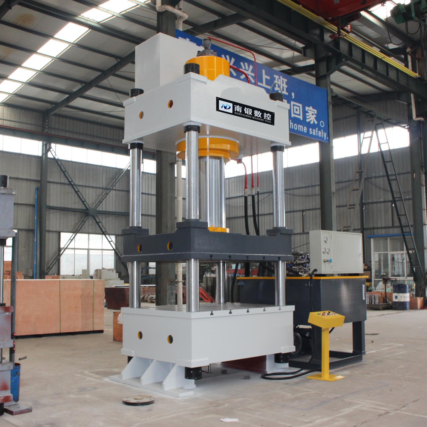 500噸拉伸成型油壓機定做不銹鋼保溫水箱成型機500t方形組合式水箱三梁四柱壓機