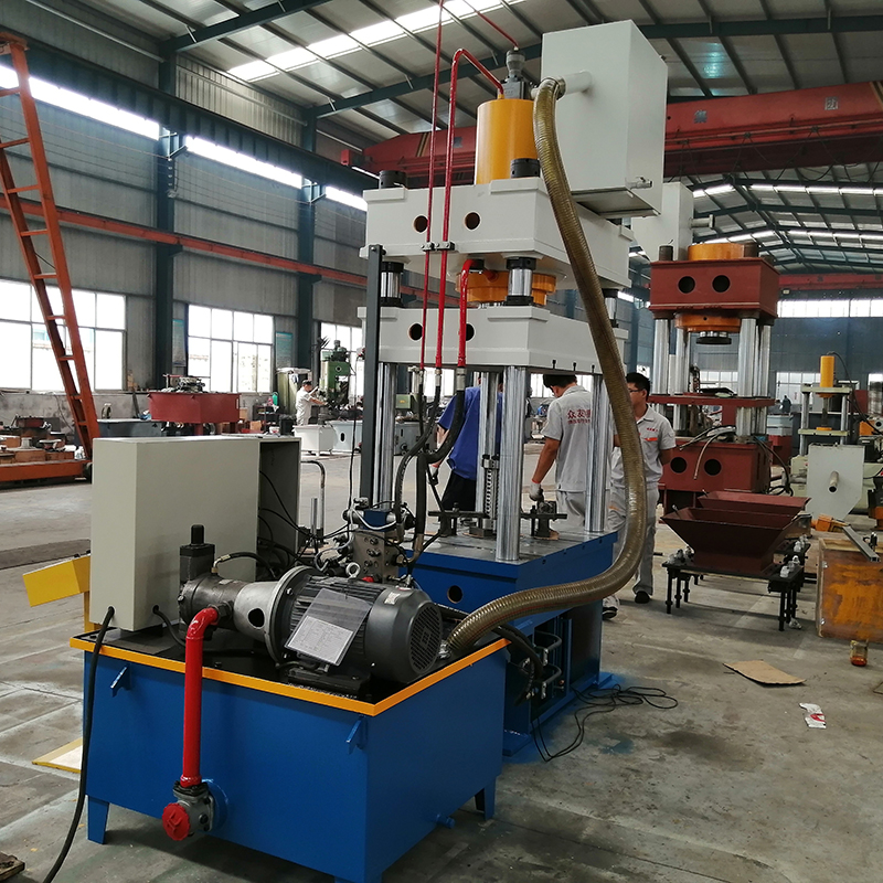 滕州廠家150噸齒輪冷擠壓成型液壓機150t齒輪一次成型四柱油壓機