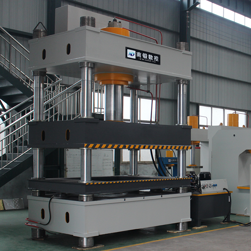 400T四梁四柱油壓機，400噸硅酸鈣板成型四柱油壓機