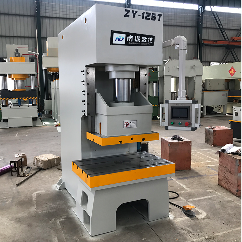 滕州125t液壓沖床125T快速沖壓沖孔成型液壓機伺服系統壓力機