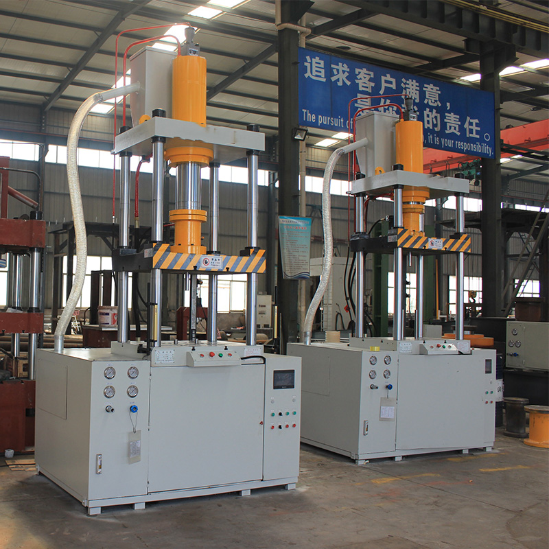 100噸小型液壓機(jī)液壓墊一體拉伸機(jī)不銹鋼金屬成型油壓機(jī)滕州