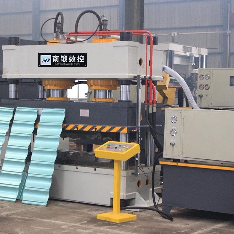 金屬瓦成型液壓機315噸彩石瓦壓型油壓機雙缸四柱壓力機